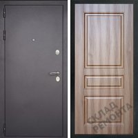 М 5 ТЕРМО ДВЕРЬ 3 КОНТУРА 960 Пр 90-100мм Ч.муар/ЛОРД 45 вяз барон светлый